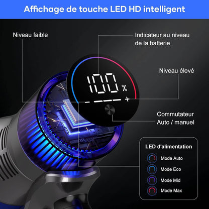 Rebanic S18 Max Akku Staubsauger 48KPa 600W - DE