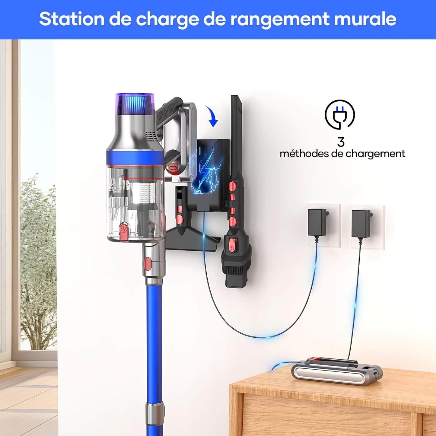 Rebanic S18 Max Akku Staubsauger 48KPa 600W - DE