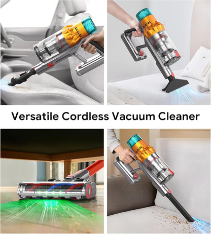 Rebanic S8  Cordless Vacuum Cleaner for Home-Red